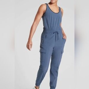 Athleta Slate Blue Jumpsuit